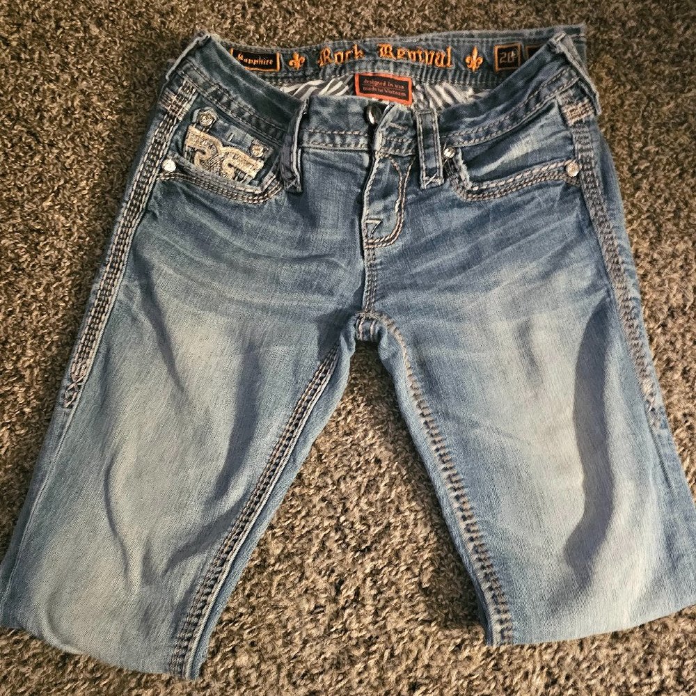 Womens Rock Revival Jeans